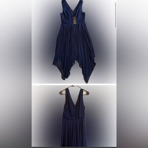 EVER PRETTY Cocktail holiday party dress dark navy blue